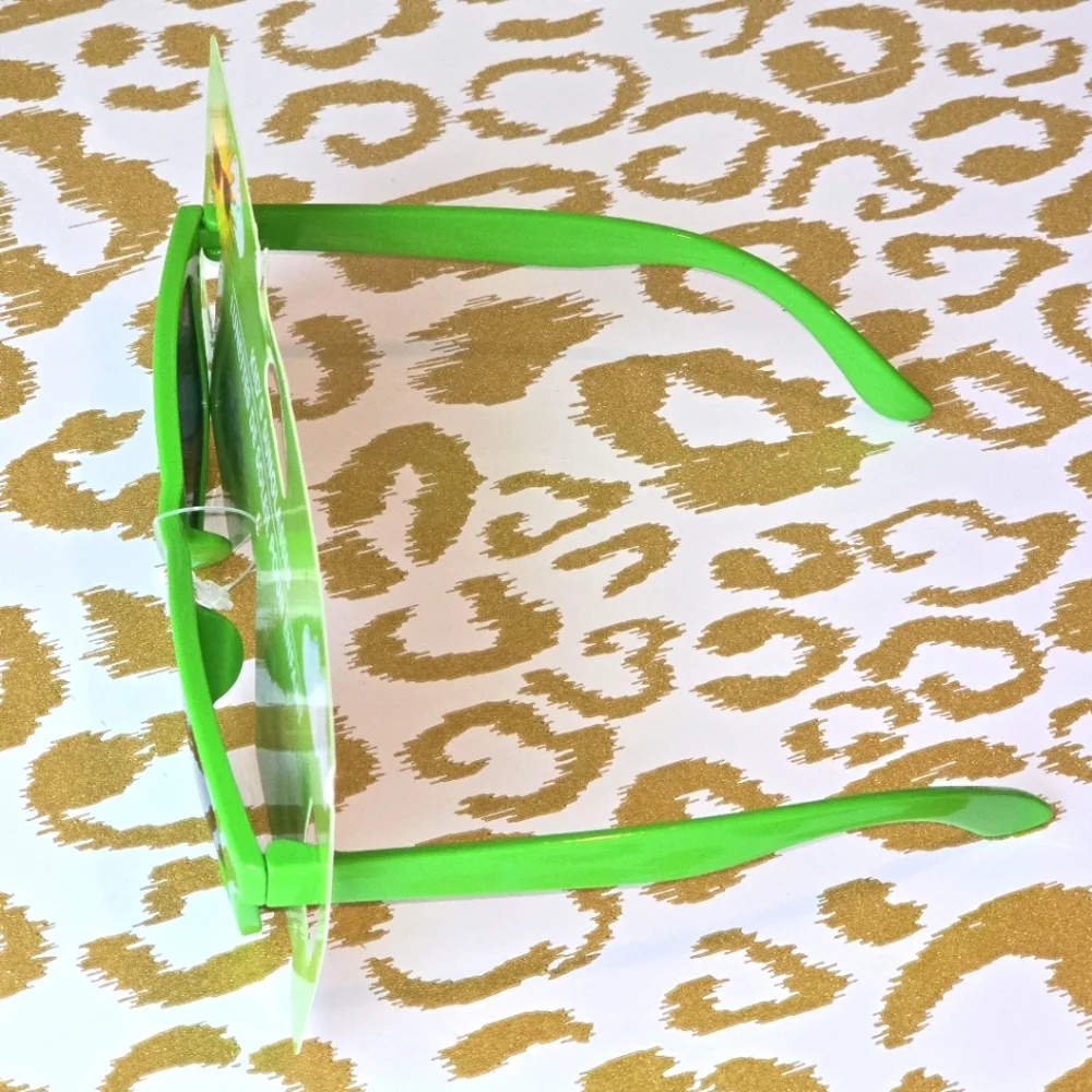 Kids Retro Style Green Sunglasses with UV Protection